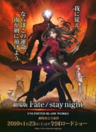 ดูหนังออนไลน์ฟรี Fate stay night Movie Unlimited Blade Works (2010) เวทย์ศาสตรา มหาสงครามจอกศักสิทธิ์เดอะมูฟวี่