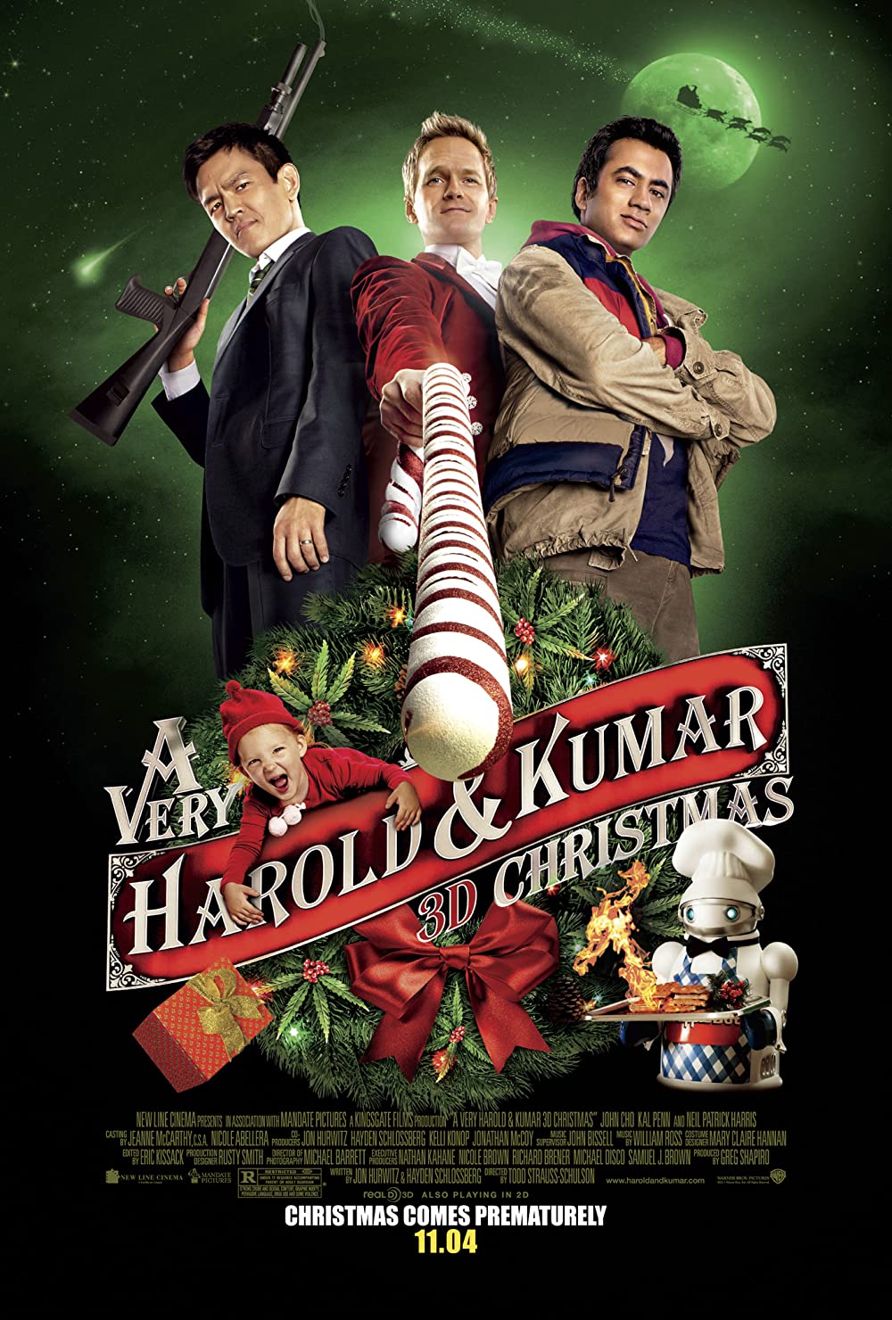 ดูหนังออนไลน์ฟรี A VERY HAROLD & KUMAR 3D CHRISTMAS (2011) แฮโรลด์กับคูมาร์ คู่ป่วงคริสต์มาสป่วน