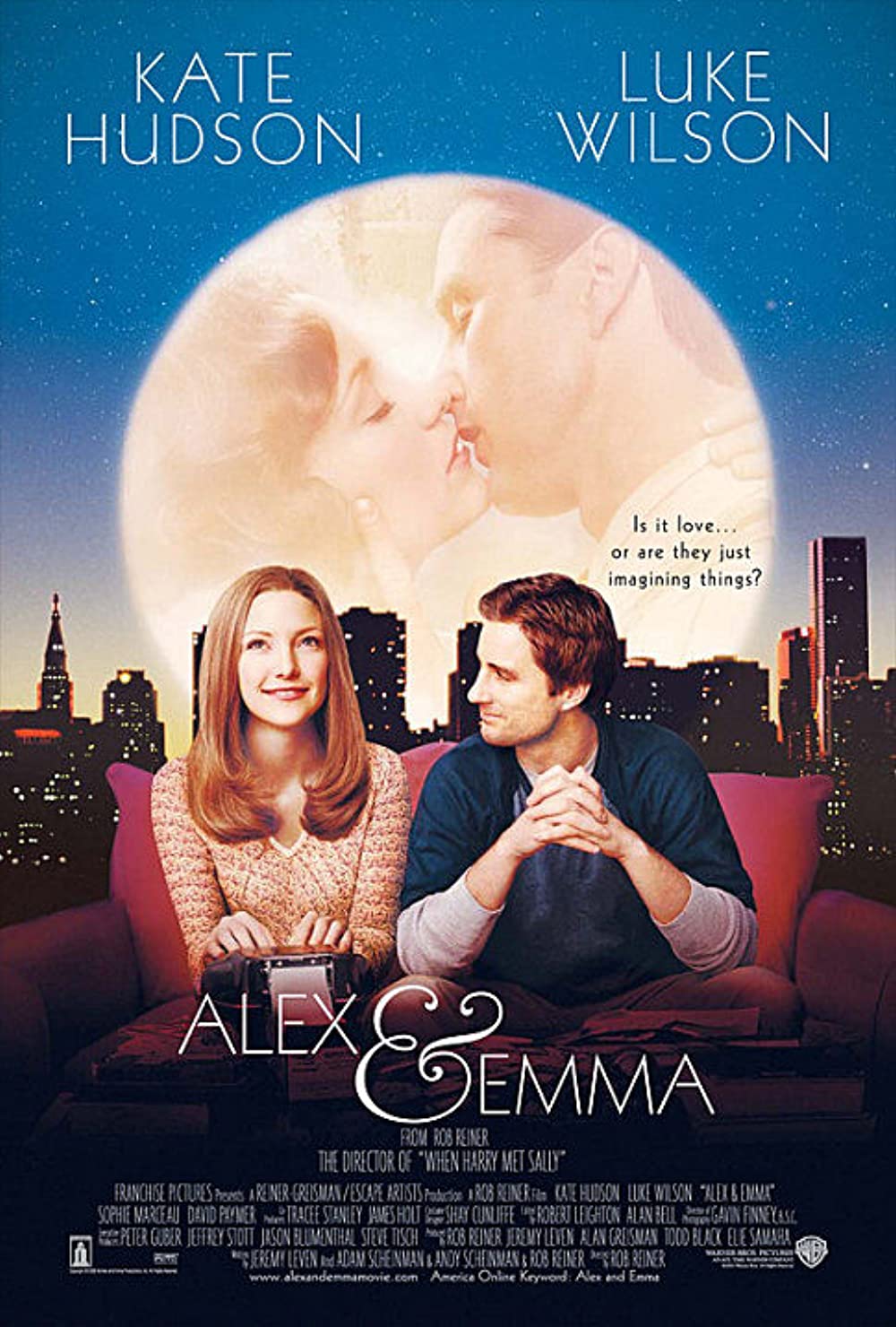 ดูหนังออนไลน์ฟรี Alex & Emma (2003) 30 วัน รักซิ่ง…ชิ่งไม่ได้