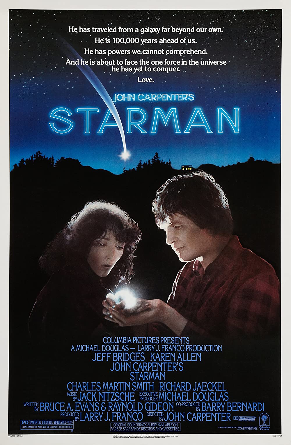 ดูหนังออนไลน์ฟรี Starman (1984) สตาร์แมน มนุษย์ดวงดาว หนังมาสเตอร์ หนังเต็มเรื่อง ดูหนังฟรีออนไลน์ ดูหนังออนไลน์ หนังออนไลน์ ดูหนังใหม่ หนังพากย์ไทย หนังซับไทย ดูฟรีHD