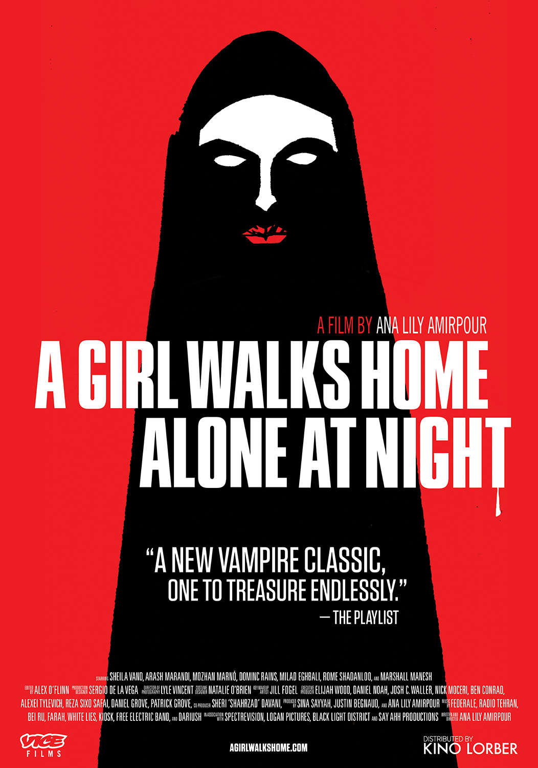 ดูหนังออนไลน์ฟรี A Girl Walks Home Alone At Night (2014)